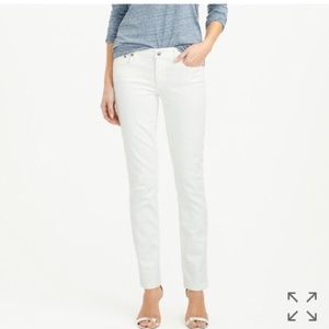 J Crew Matchstick 27R White Jean